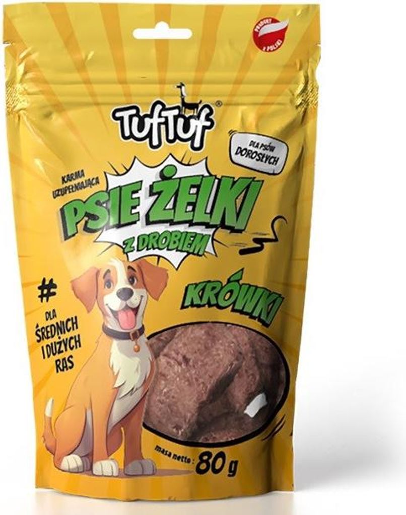 TUF TUF Psie żelki – poultry fudge – leckerli für hunde – Produktbild 
