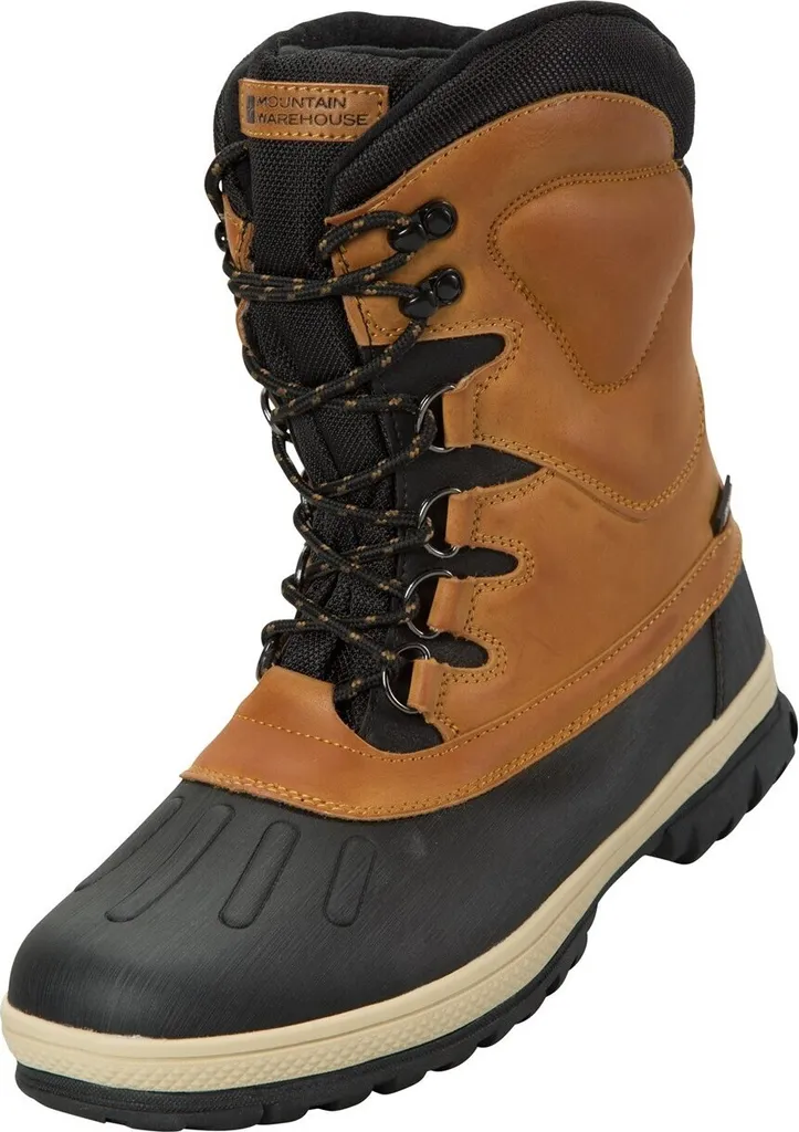 Bottes de neige anti-froid homme 44 marron isolantes MW1359