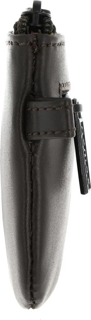 Portachiavi in Pelle Oxmox Marrone Scuro - Design Circle Bloom - 4