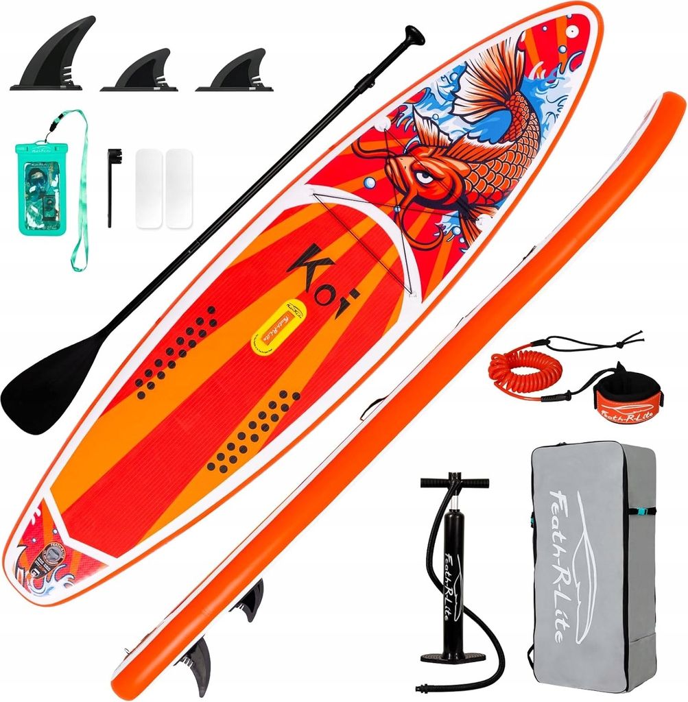 Sup Funwater Koi Board 350 Cm - Anti-Rutsch, 3 Stabilisatoren, Aufgeblasen