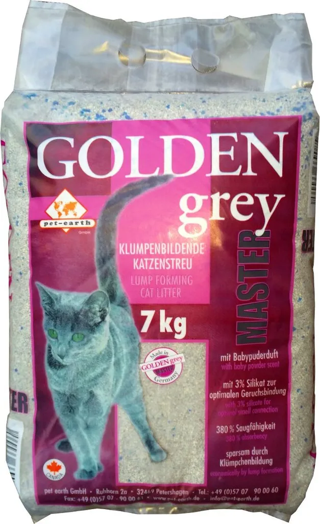 Coussin pour Bébé Silicate Master GoldenGrey 14kg Anti-odeur Naturel