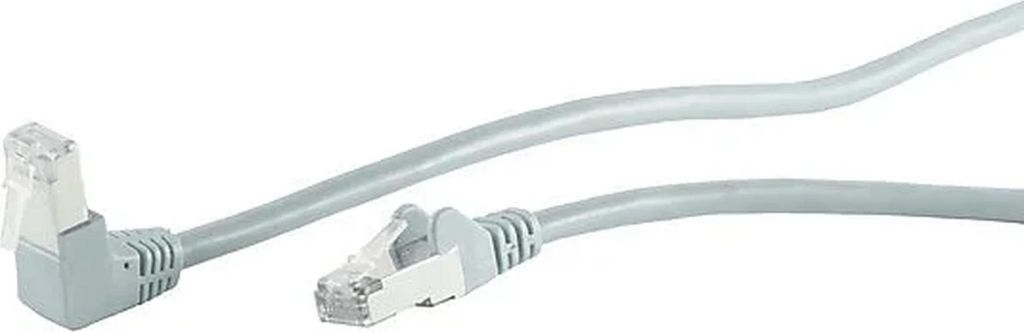 Patchkabel cat 6 S/FTP PIMF Winkel-gerade 10m