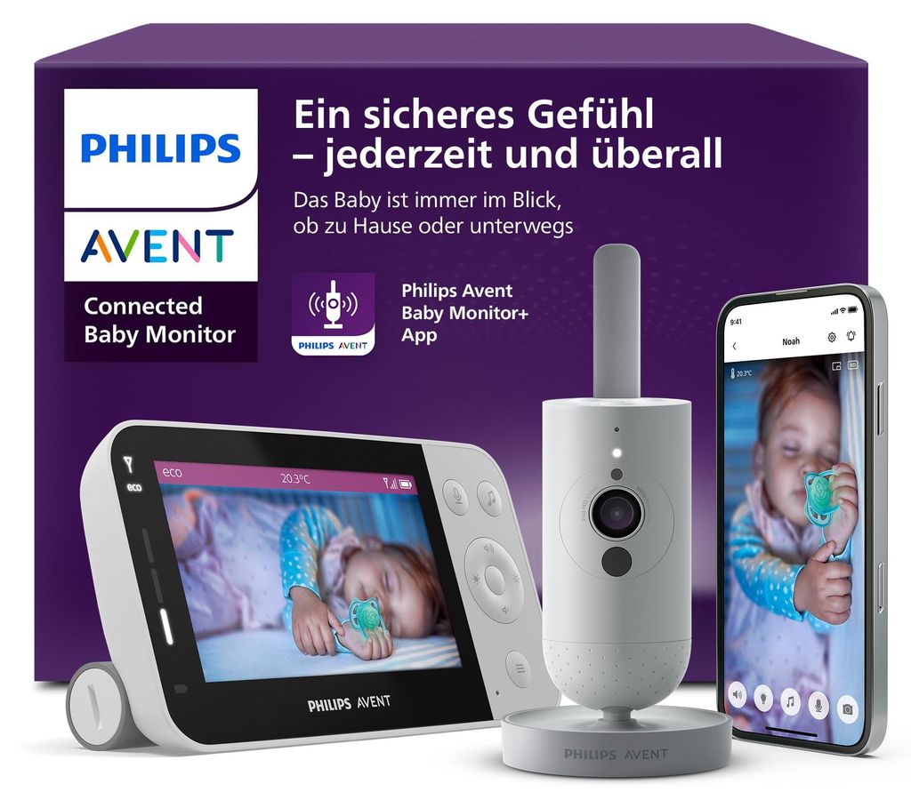 Philips AVENT SCD951/26, 1920 x 1080 px, 400 m, Wi-Fi, 2,4 Immagine del prodotto 