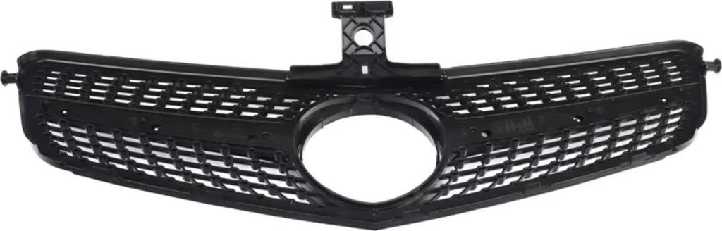 AMG Diamant-Frontgrille – Schwarz – Für Mercedes W204 C-Klasse Sedan/Estate/Coupé (2007-2013) – Autozubehör