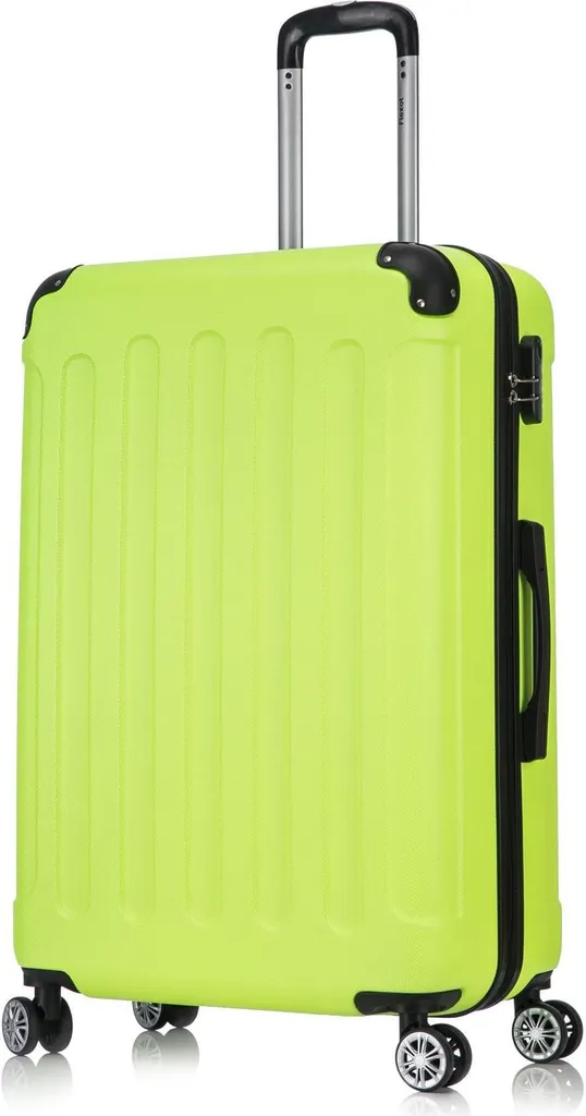 Viaggia con Stile: Valigia Flexot F-2045 Giallo Neon Taglia L