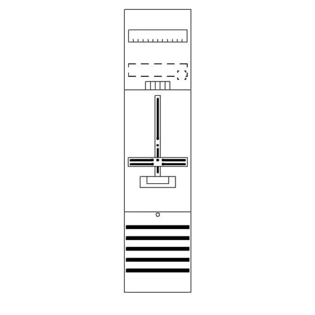 Panneau de comptage pour installation électrique tertiaire 7RE 1Z complet