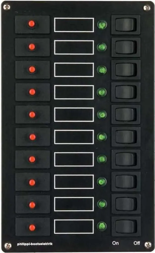 Tableau de Distribution Philippi STV 110 pour Aménagement Van et Bateau