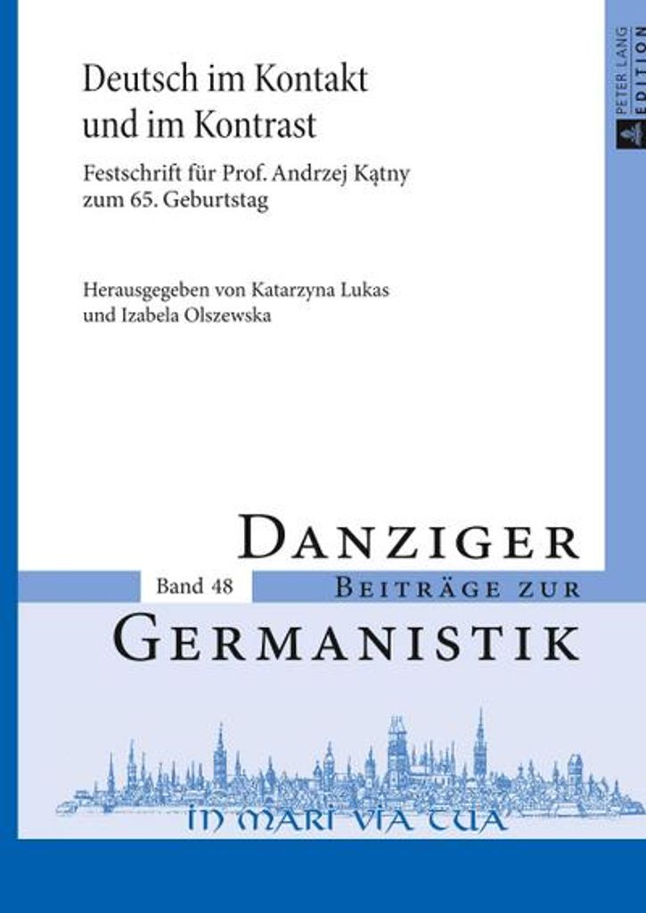 Deutsch im Kontakt und im Kontrast