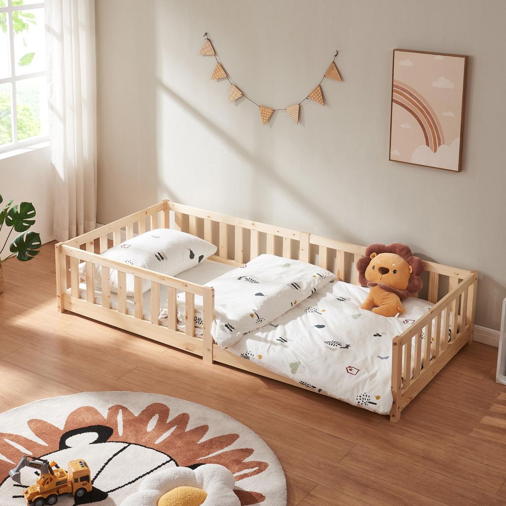 Letto per bambini 'Tanna' da terra 90 x 200 cm Letto Immagine del prodotto 