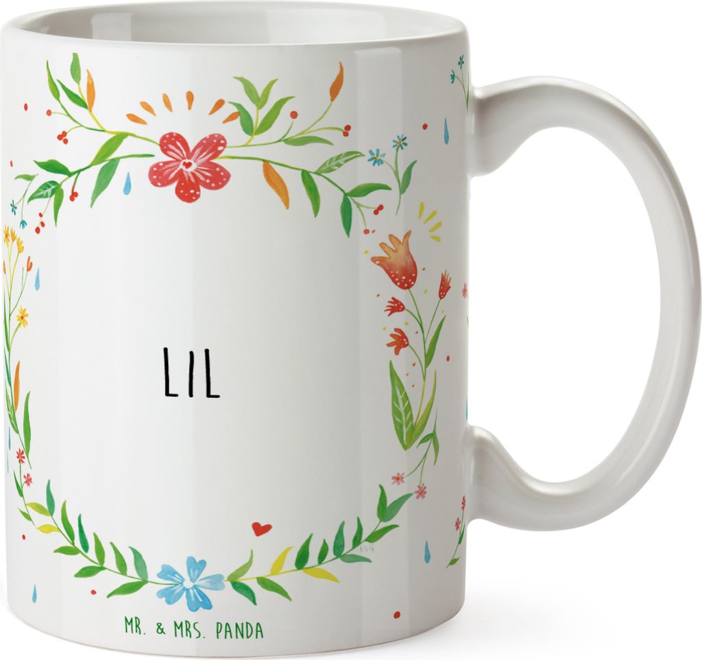 Mr. & Mrs. Panda Becher Lil - Geschenk, Kaffeebecher, Trinkbecher, Kaffeetasse, Tasse, Teetasse