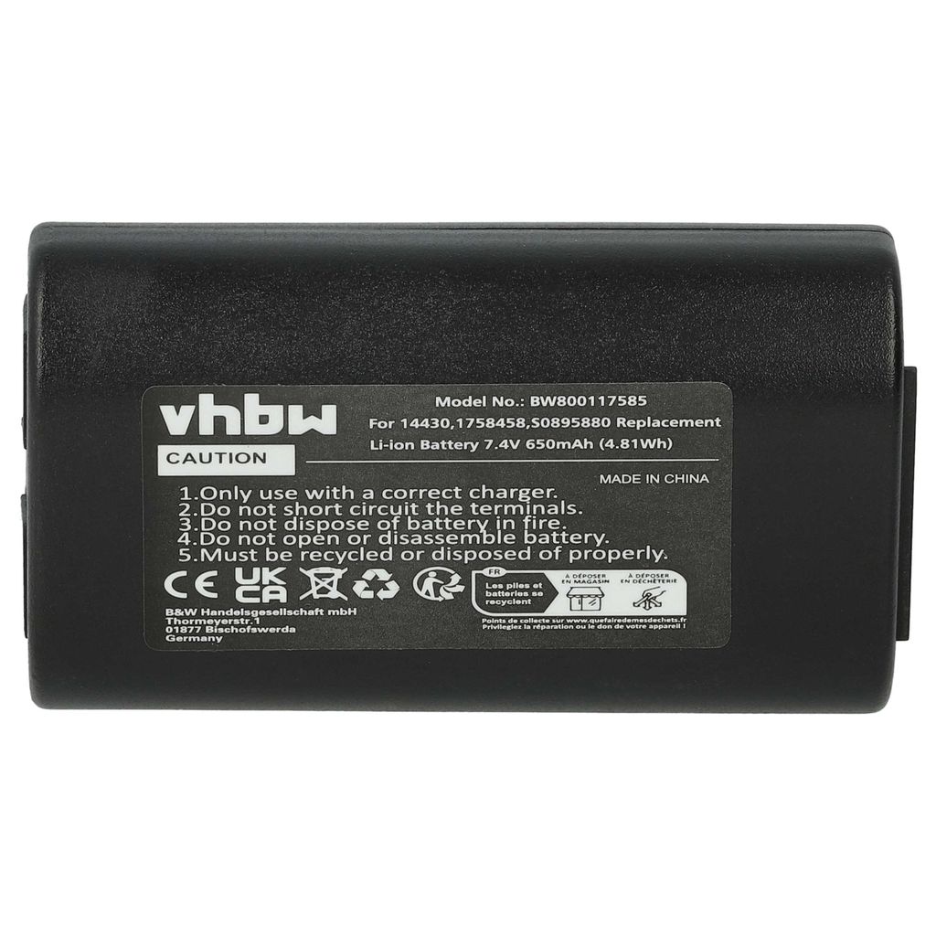 vhbw Akku kompatibel mit Dymo LabelManager PnP, 260, 260P, Produktbild 3