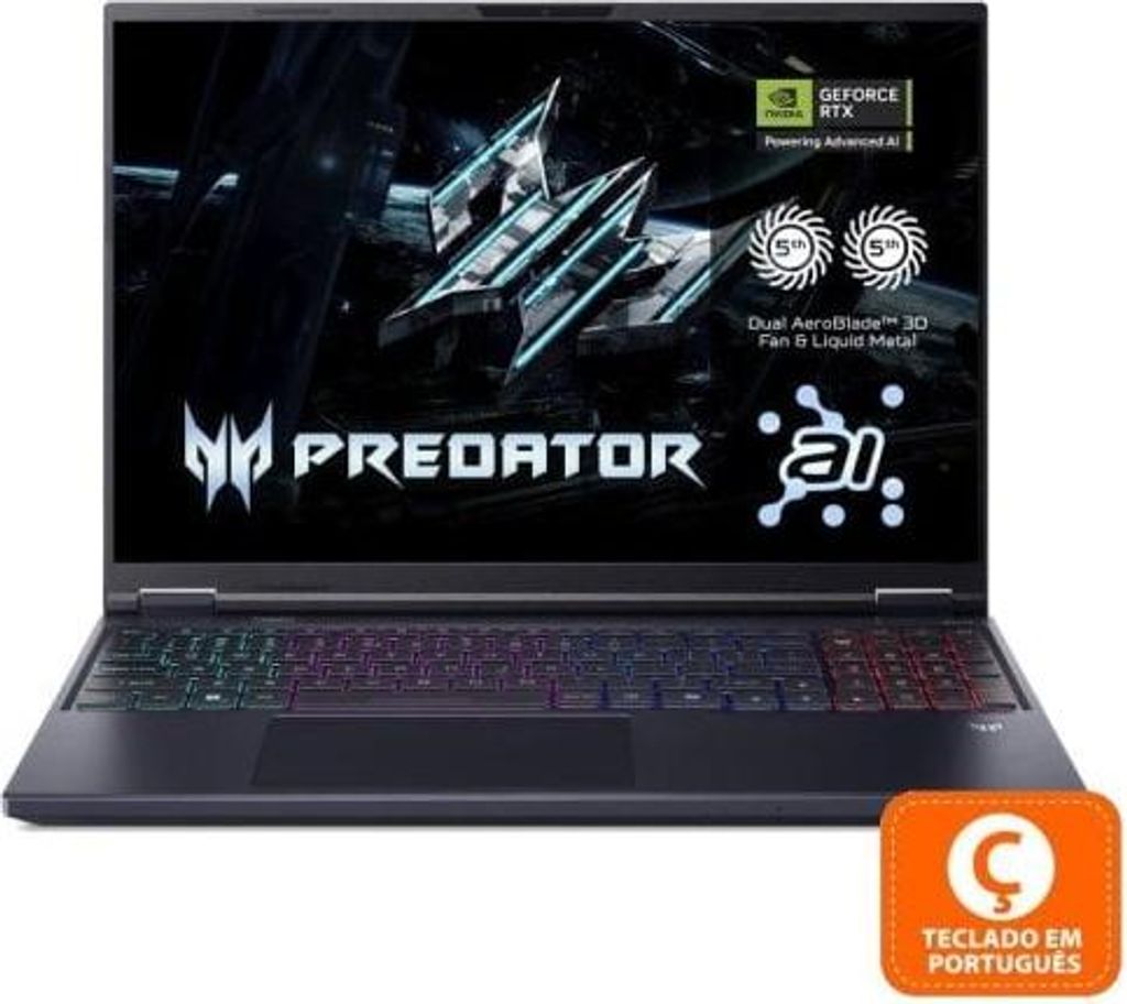 Acer Predator Helios Neo 16 AI PHN16-73-981P Intel Core Ultra 9 275HX/16GB/1TB SSD/RTX5070Ti/16'' (PT)