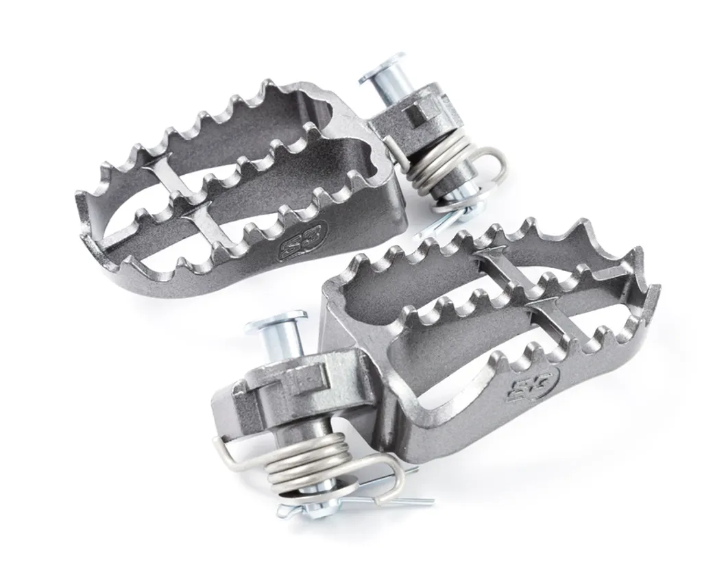 S3 Hard Rock Enduro repose-pieds en acier titane pour moto tout-terrain