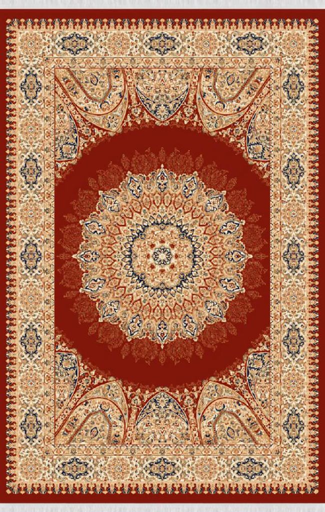 Teppiche Flachgewebe Teppich Abstrakte Designer Orientteppich 150x233 Rot