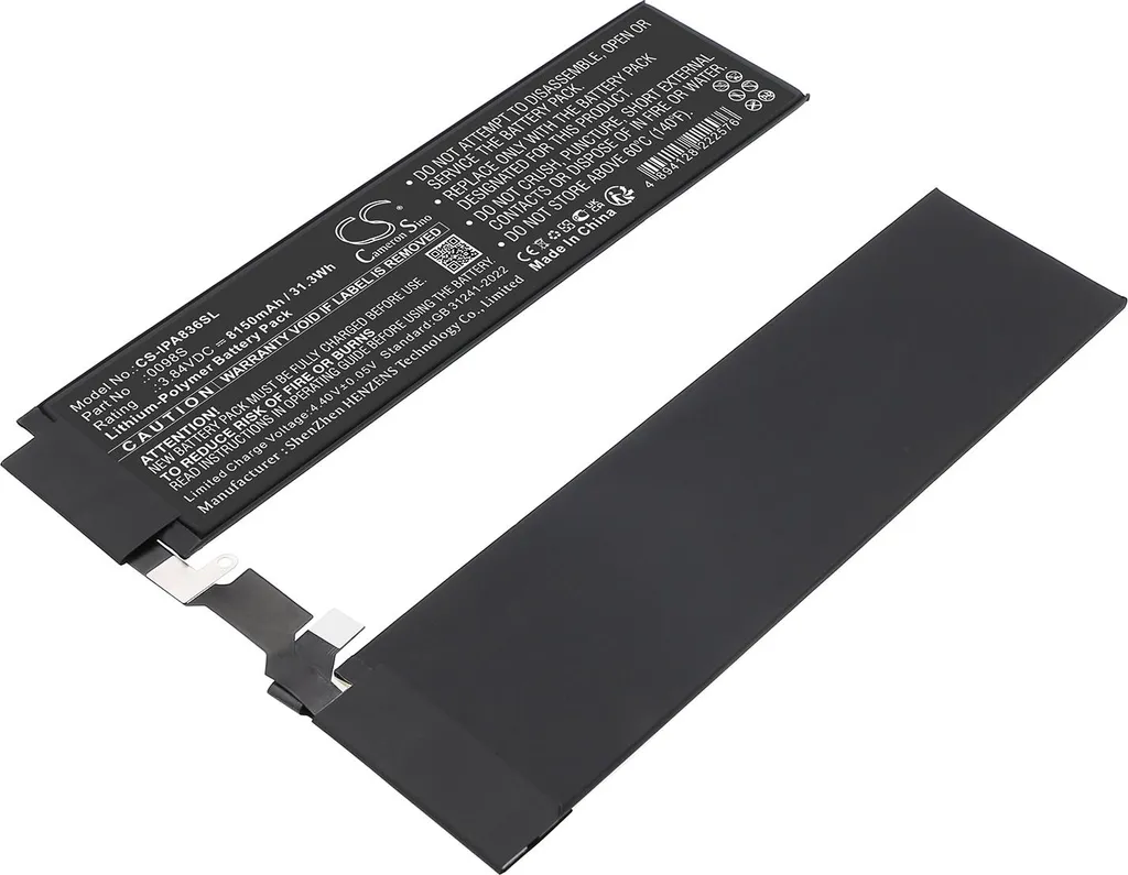 Batterie pour iPad Pro 11 2024 - Compatible Apple A2836 A2837 A3006