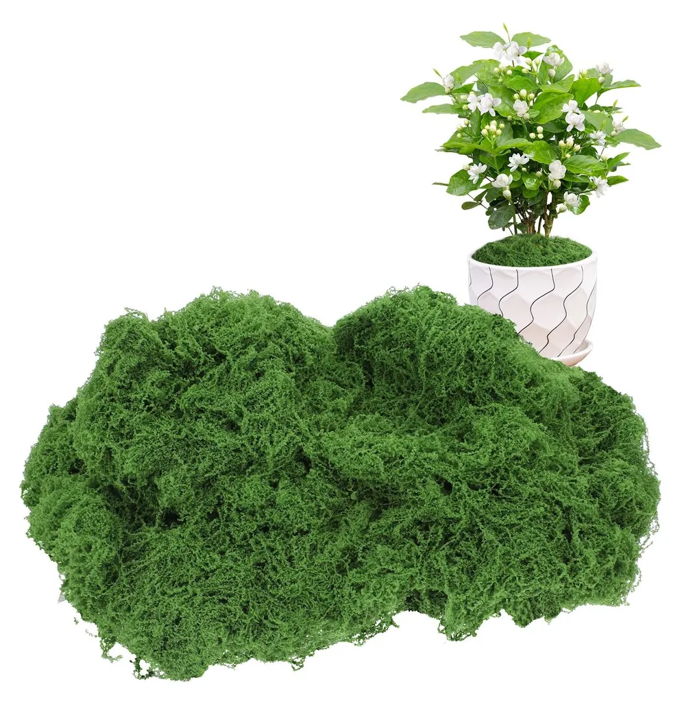Mousse artificielle d'aspect naturel 100g pour aménagement vert
