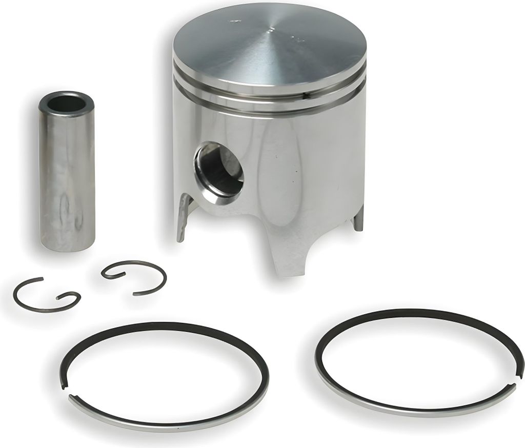 Kolben Malossi Ø 40mm A, Kolbenbolzen Ø 12mm, 2 Kolbenringe trapezförmig für Peugeot 103