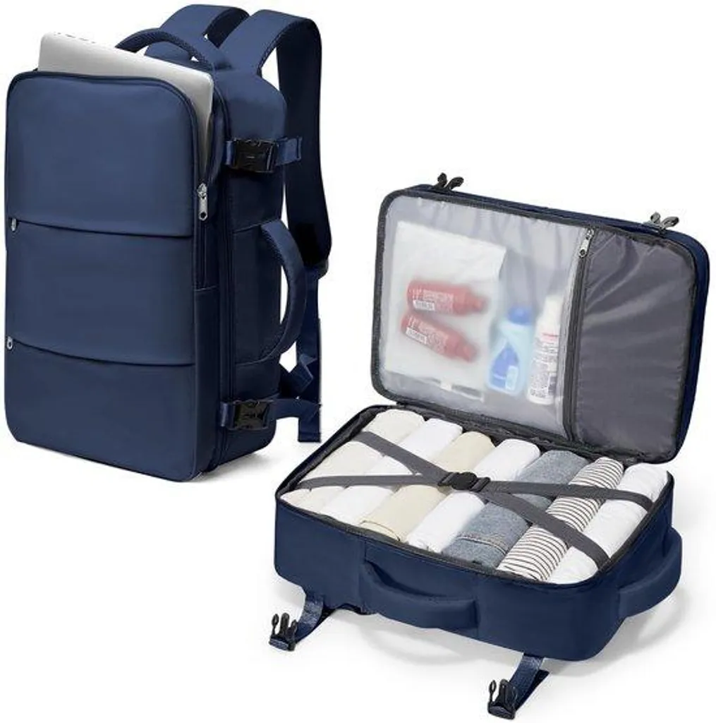 Grand sac à dos cabine pour homme avec poche PC et textile imperméable