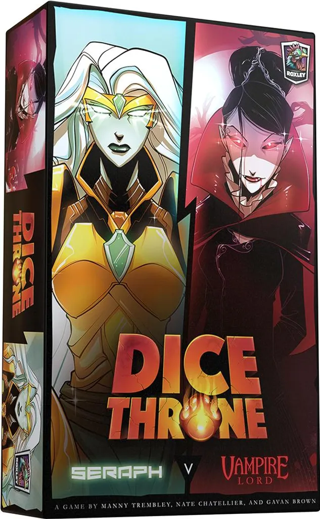 Set de combat Dice Throne 2 Séraphin vs Seigneur Vampire pour 2 joueurs