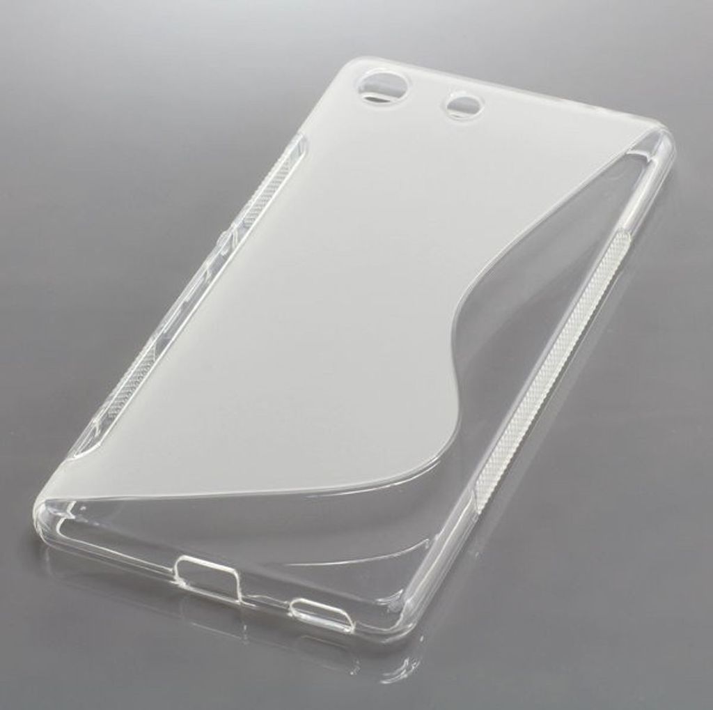Otb Tpu Case Kompatibel Zu Sony Xperia M5 S-Curve Transparent