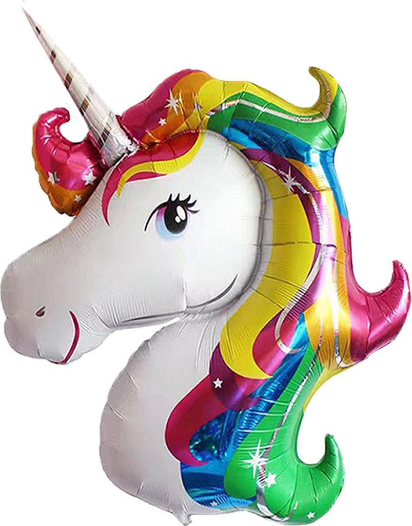 Palloncino in foil unicorno, colorato, ca. 100 cm Immagine del prodotto 
