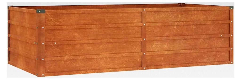 Hochbeet Rostig 160x80x45 cm Cortenstahl