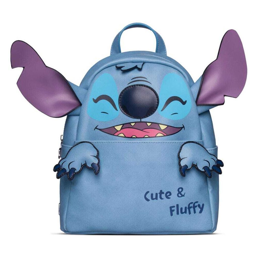 Niedlicher & flauschiger Stitch Mini-Rucksack