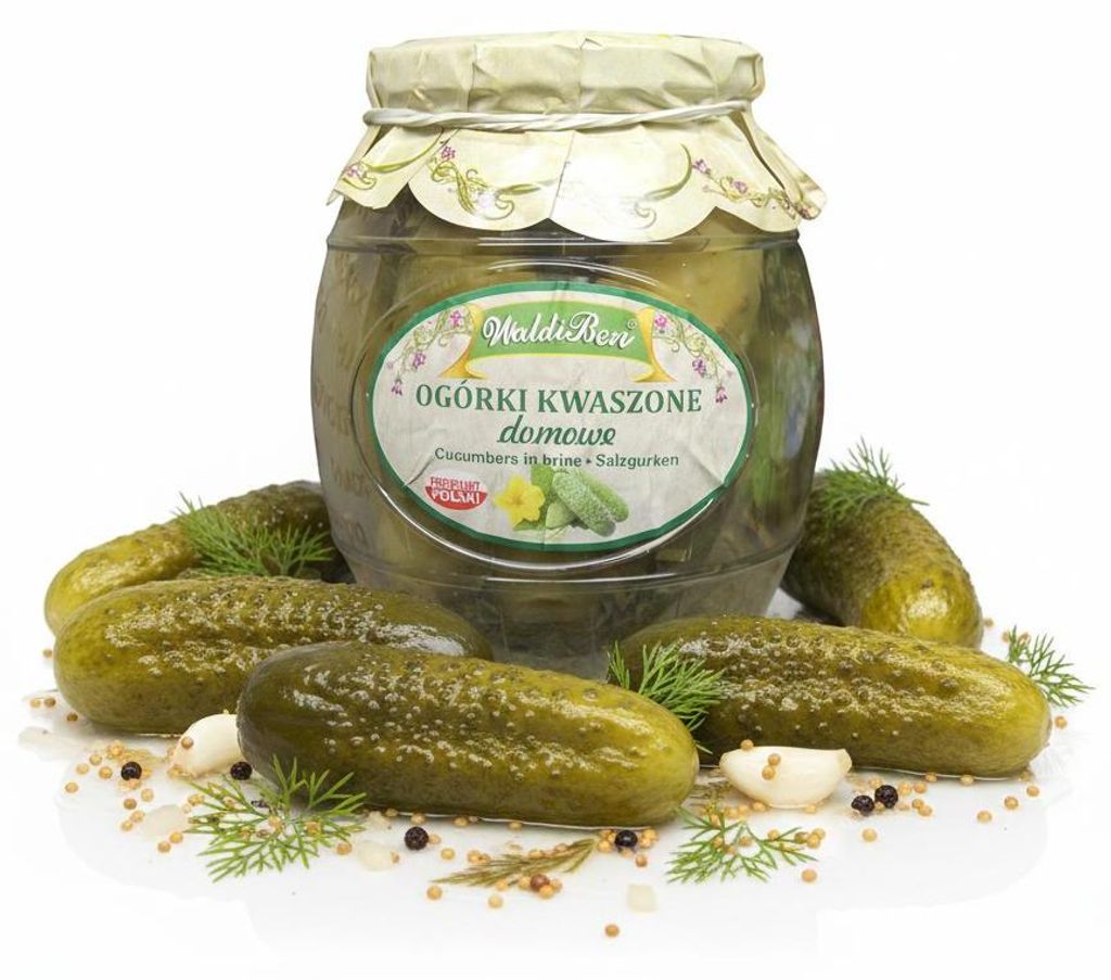 WaldiBen Faßsalzgurken, eingelegt (6x 770g) Produktbild 