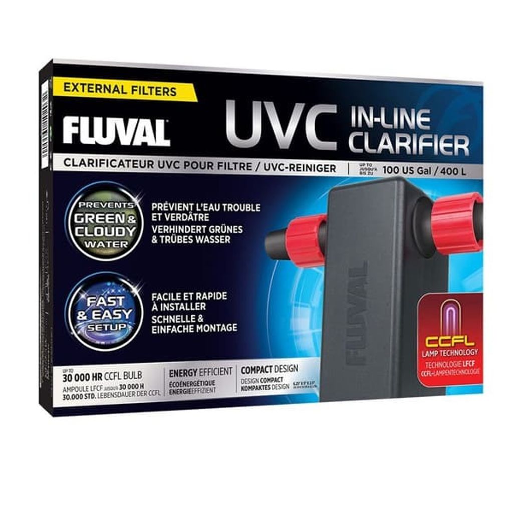 Fluval UVC-Klärer Serie 7 für Wasserreinigung, 3 Watt Produktbild 