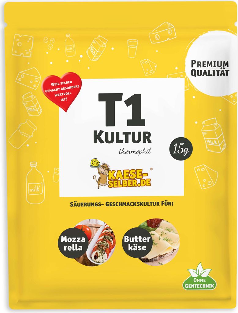 T1 Thermophile Kultur für Mozzarella