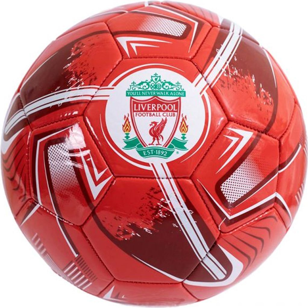 Liverpool FC - Fußball Turbine Muster BS5644 (5) (Rot/Weiß)
