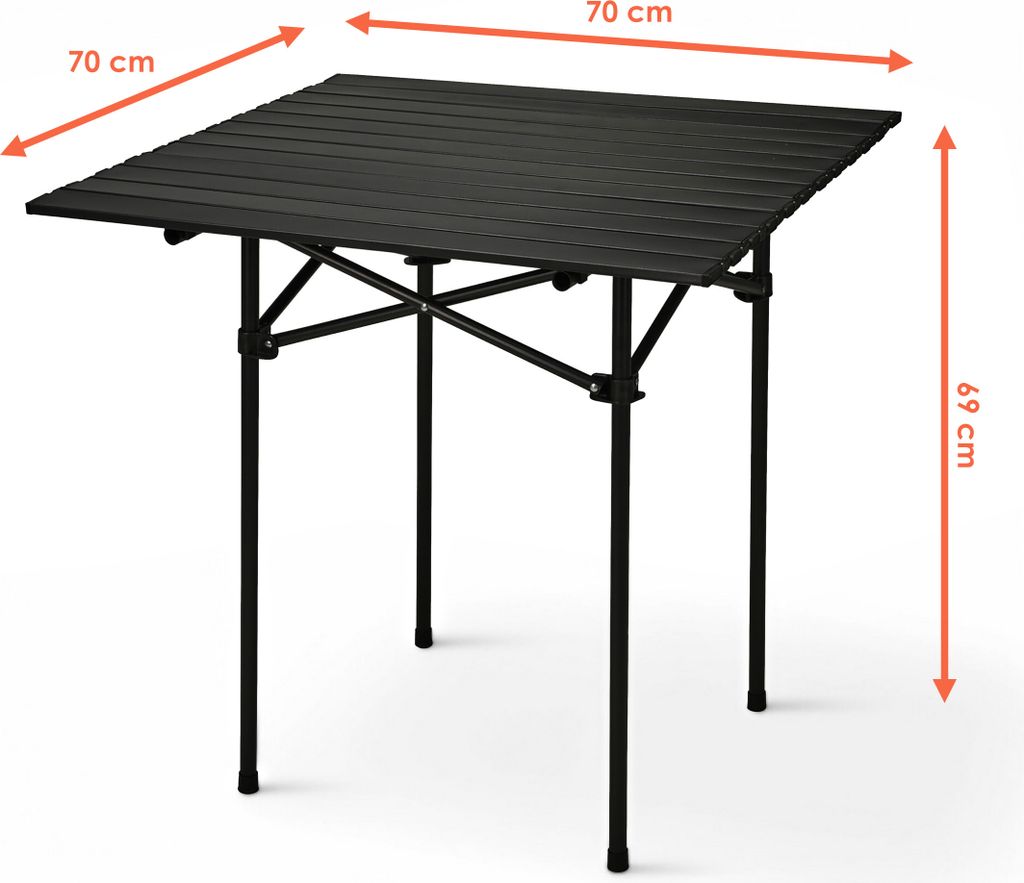 3.09 Camping Rolltisch mit Tragetasche