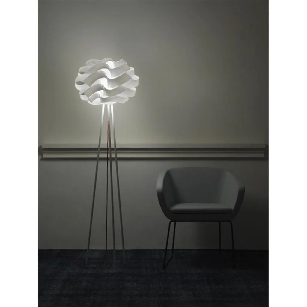 Lampadaire moderne en forme de nuage blanc pour chambre ou bureau chic