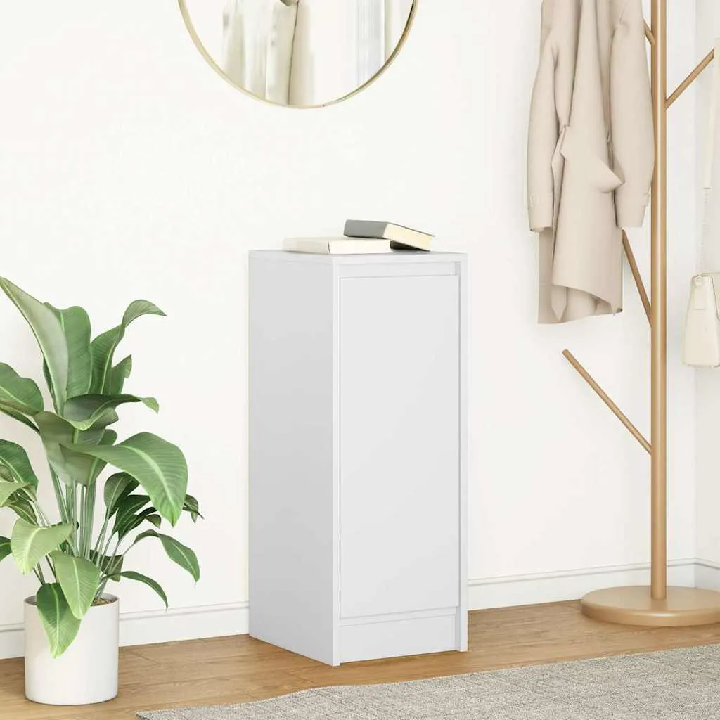 vidaXL Mobile Credenza Bianca 29.5x34x76 cm | Stabile e Durevole