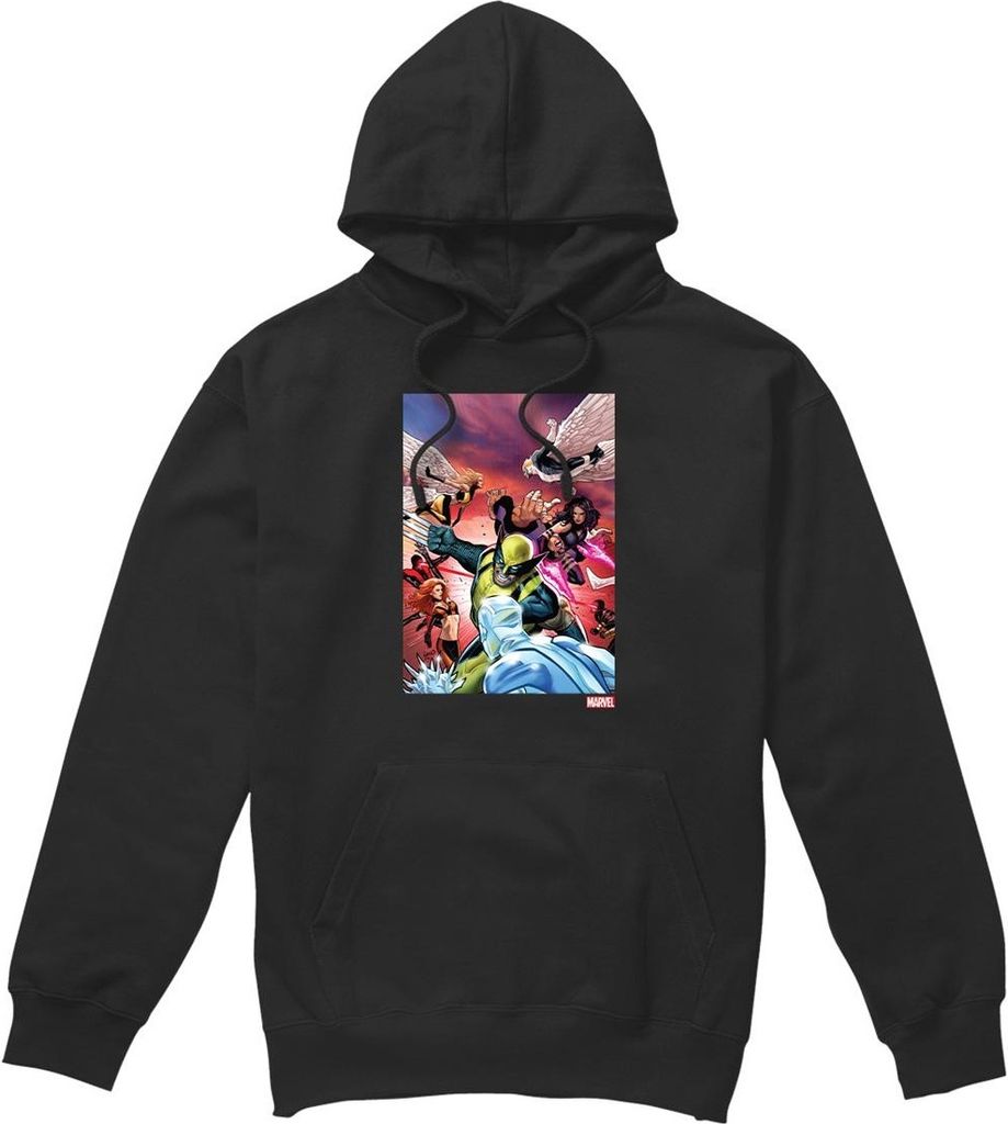 Marvel - "X-Men Team Defend" Kapuzenpullover für Herren TV4747 (XL) (Schwarz)