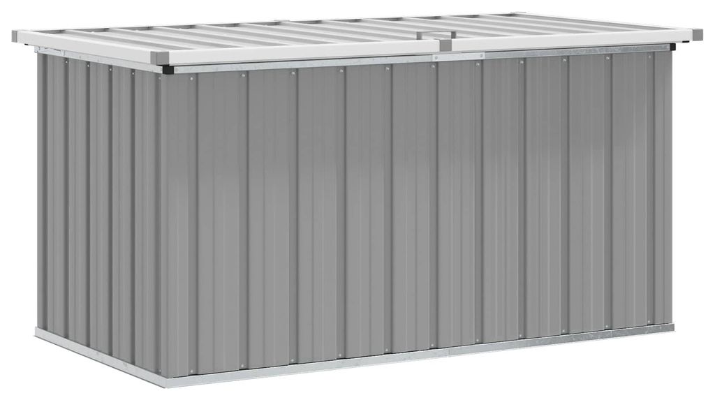 Skrzynia ogrodowa do przechowywania, szara, 129x67x65 cm Zdjęcie produktu 