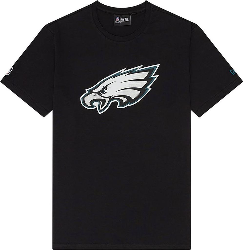 New Era Herren T-Shirt NFL Philadelphia Eagles Logo schwarz L