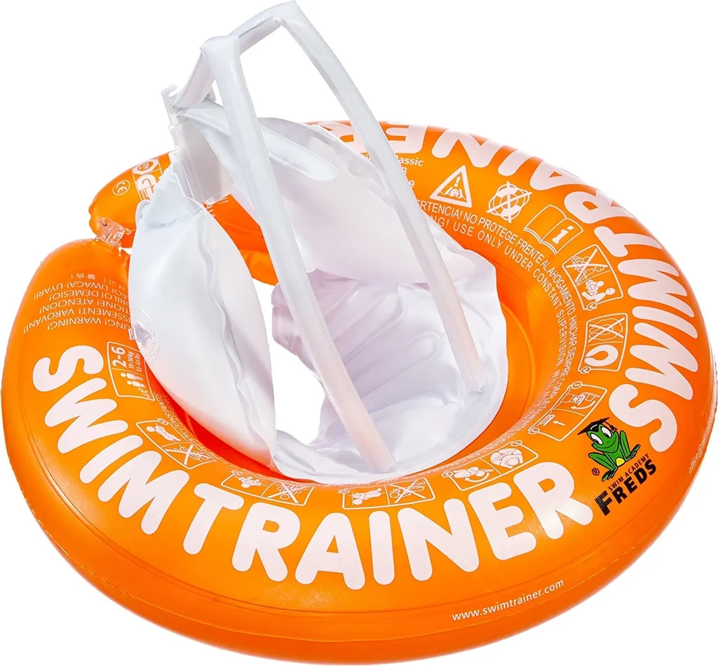 Apprendre à Nager en Position Horizontale avec Swimtrainer Orange 2-6 Ans