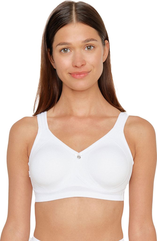 SUSA BH ohne Bügel Capri Modell 8107, Serie Comfort plus (BH Größe: 80 C / Farbe: weiß)