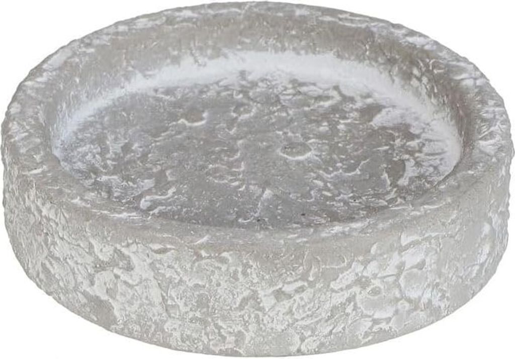Räucherschale für Duftwachs Aroma Würfel, Durchmesser 8cm Höhe 2cm in zwei Farben wählbar, Farbe:Grau