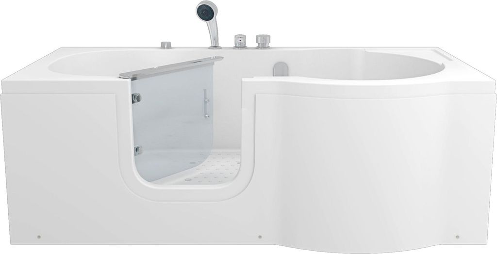 Seniorenwanne mit Tür Whirlpool S12-EH-AIR-L Badewanne 170x85cm