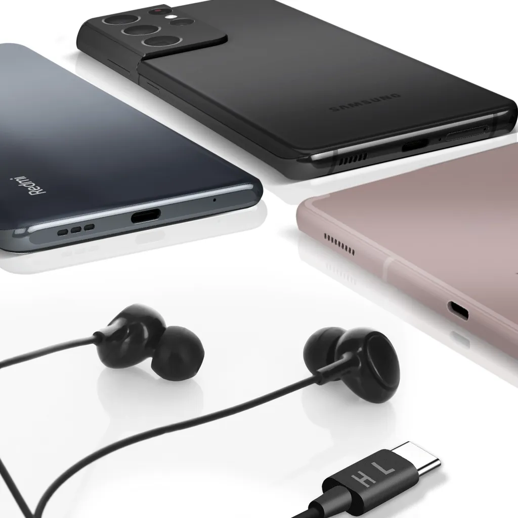 Cuffie USB C per Smart Working con Microfono e Telecomando - Nero HD - 3