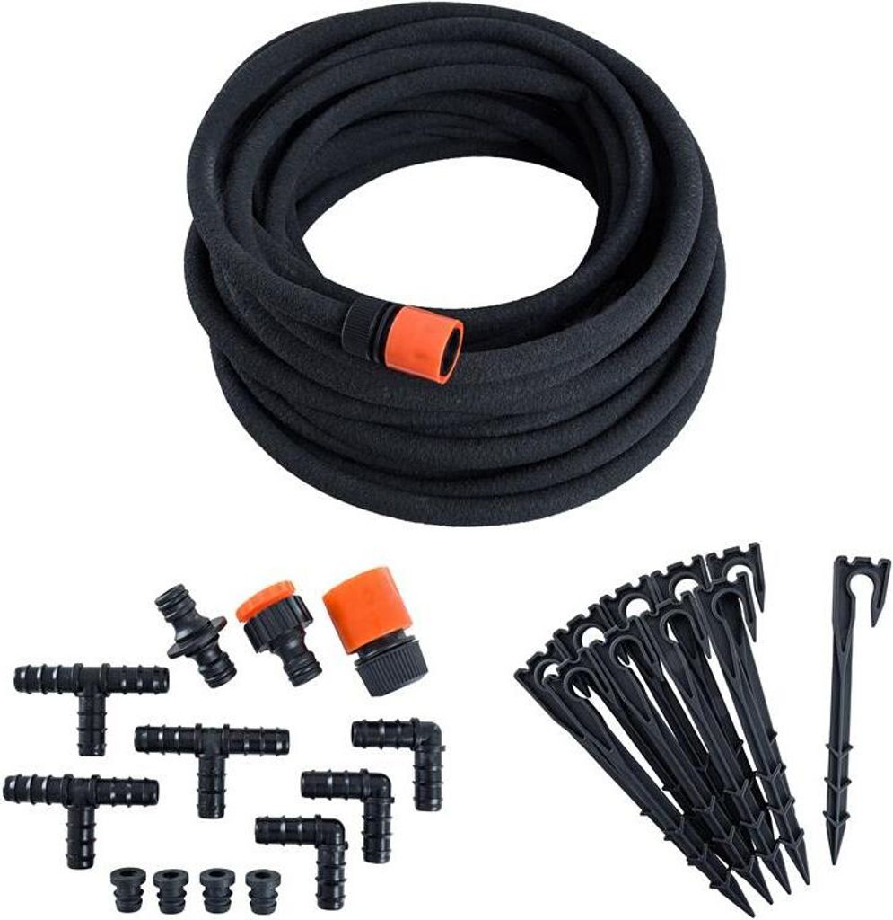 Perlschlauch Tropfschlauch Gartenschlauch 15 m Schlauch Set Produktbild 