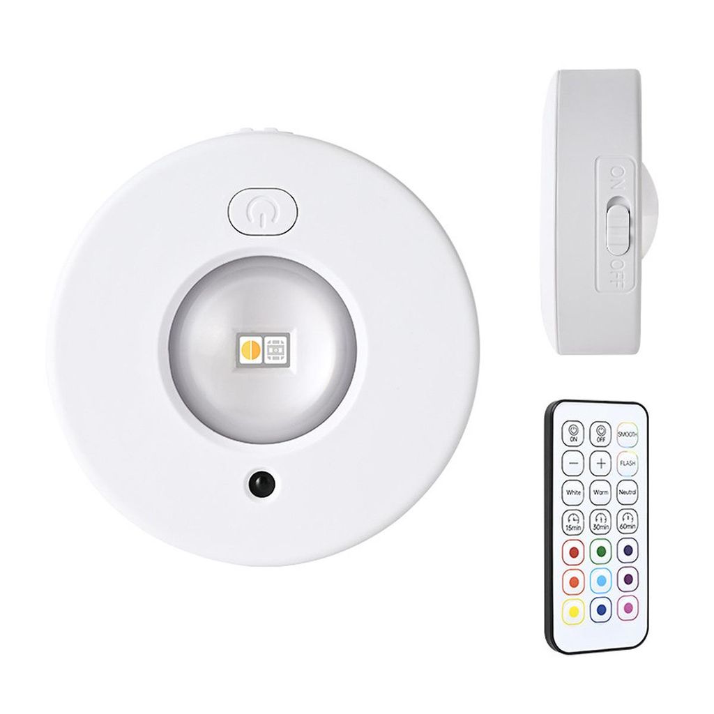 Wiederaufladbare LED-Schrankbeleuchtung, Kabellose magnetische Unterbauleuchten mit Fernbedienung und Farbwechsel