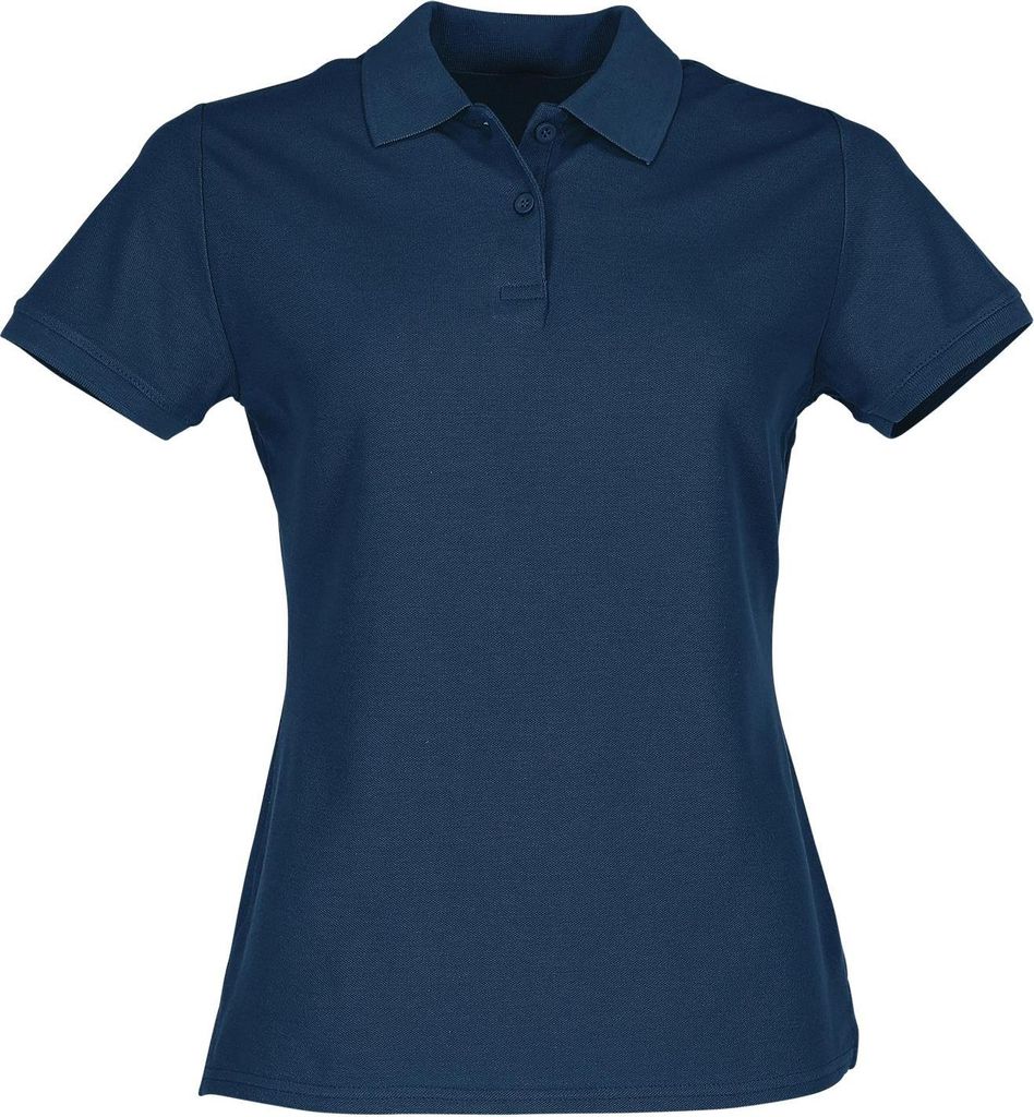 LADIES PREMIUM POLO | Damen Poloshirt aus 100% Baumwolle, Feminine Passform, Kurzarm, Seitenschlitze, Ideal für Freizeit & Business