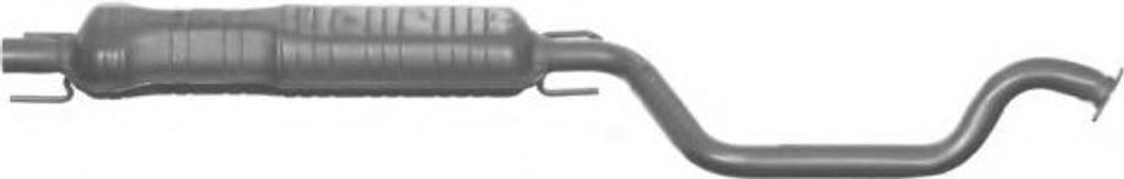 VEGAZ OS-465 Mittelschalldämpfer Schalldämpfer für OPEL Zafira A (T98)