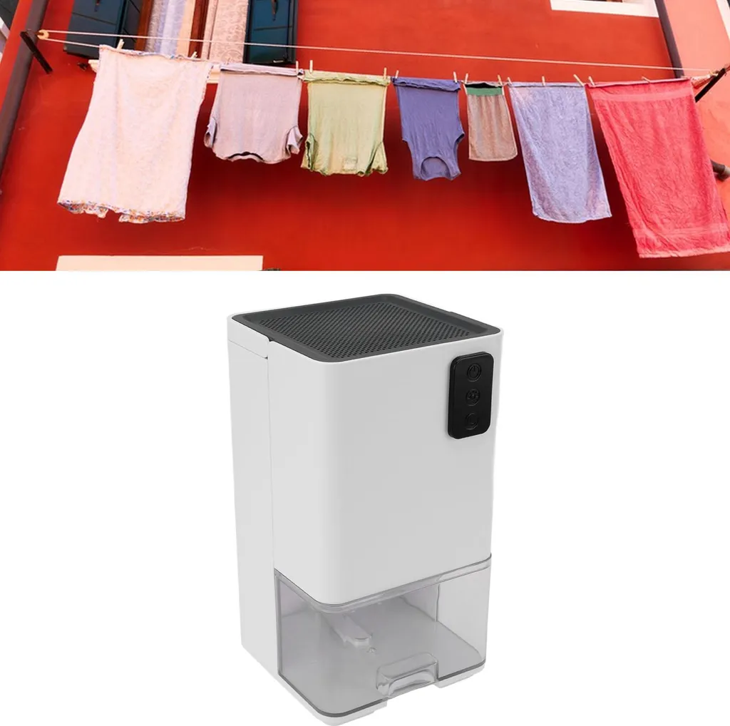 Mini Deumidificatore Silenzioso 1.2L - Aria Sana e Riposo Garantito - 3