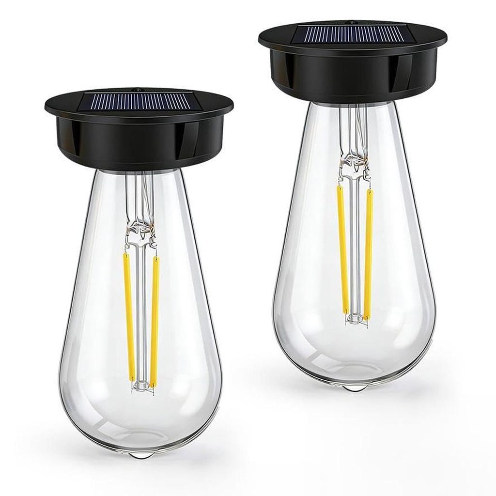 Solar Ersatzlampe 2er Set 7 cm, 600mAh LED Solarlampe, Produktbild 