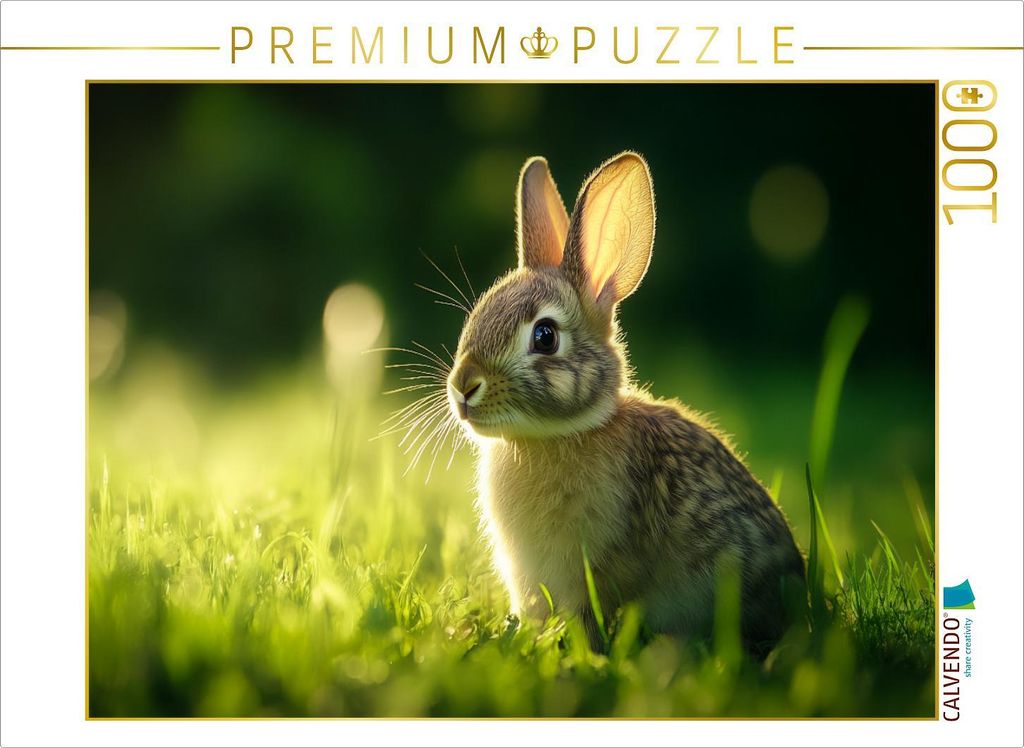 CALVENDO Puzzle Langohr auf Erkundungstour | 1000 Teile Lege-Größe 64x48cm Foto-Puzzle für glückliche Stunden