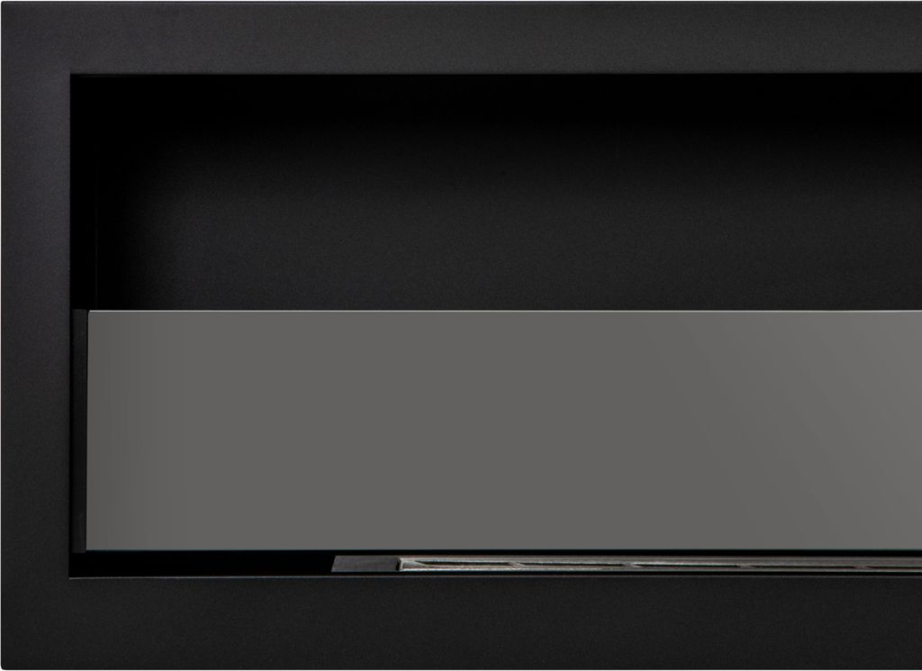 ethanol kamin S-Line BOX 120cm mit Bioethanol, schwarz mit Produktbild 5